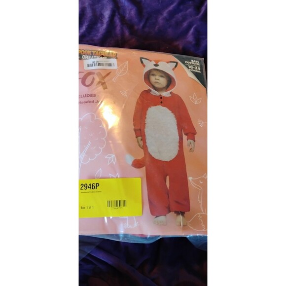Halloween Baby Fox Costume Cosplay, For A Fox Toddler Jumpsuit, Button Hooded... - Picture 8 of 8